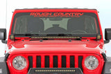 Rough Country - Jeep 30-inch LED Hood Kit (18-21 Wrangler JL, 20-21 Gladiator JT - Black-Series) - 70054