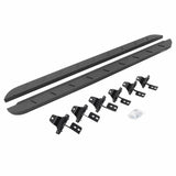 Go Rhino 63450673ST - RB10 Slim Line Running Boards With Mounting Brackets - Protective Bedliner Coating