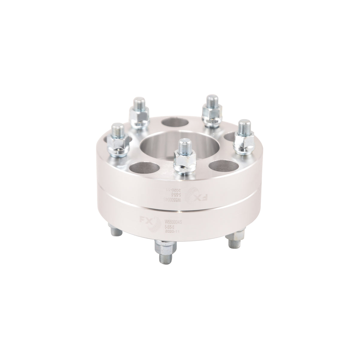 TrailFx - 5X127 - 5X127 Wheel Spacer- Silver Anodized (W550004S)