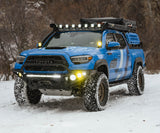 CBI - Toyota Tacoma Overland Bolt-On Rock Sliders | 2016-Current - Shortbed - Dom-upgrade-drawn-over-mandrel - No-kick-outs - Bare-metal - 300-000-010-048