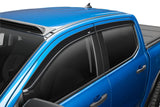 Husky Liners 2854070 Low Profile Dark Smoke Ventvisor Side Window Deflector, 4-Piece Set for 2019-2023 Ford Ranger Crew Cab