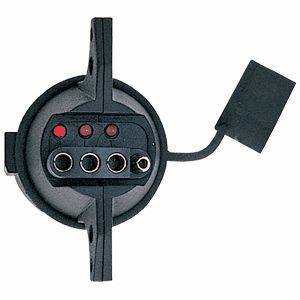 Husky Towing - 15174 7 RV Blade To 4 Wire Flat Ergonomic 1 Piece Design With Testing LEDS