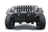 TrailFx - Full Width Front Bumper with Skid Plate and Winch Mount For Jeep Wrangler JL/Gladiator (JL07T)