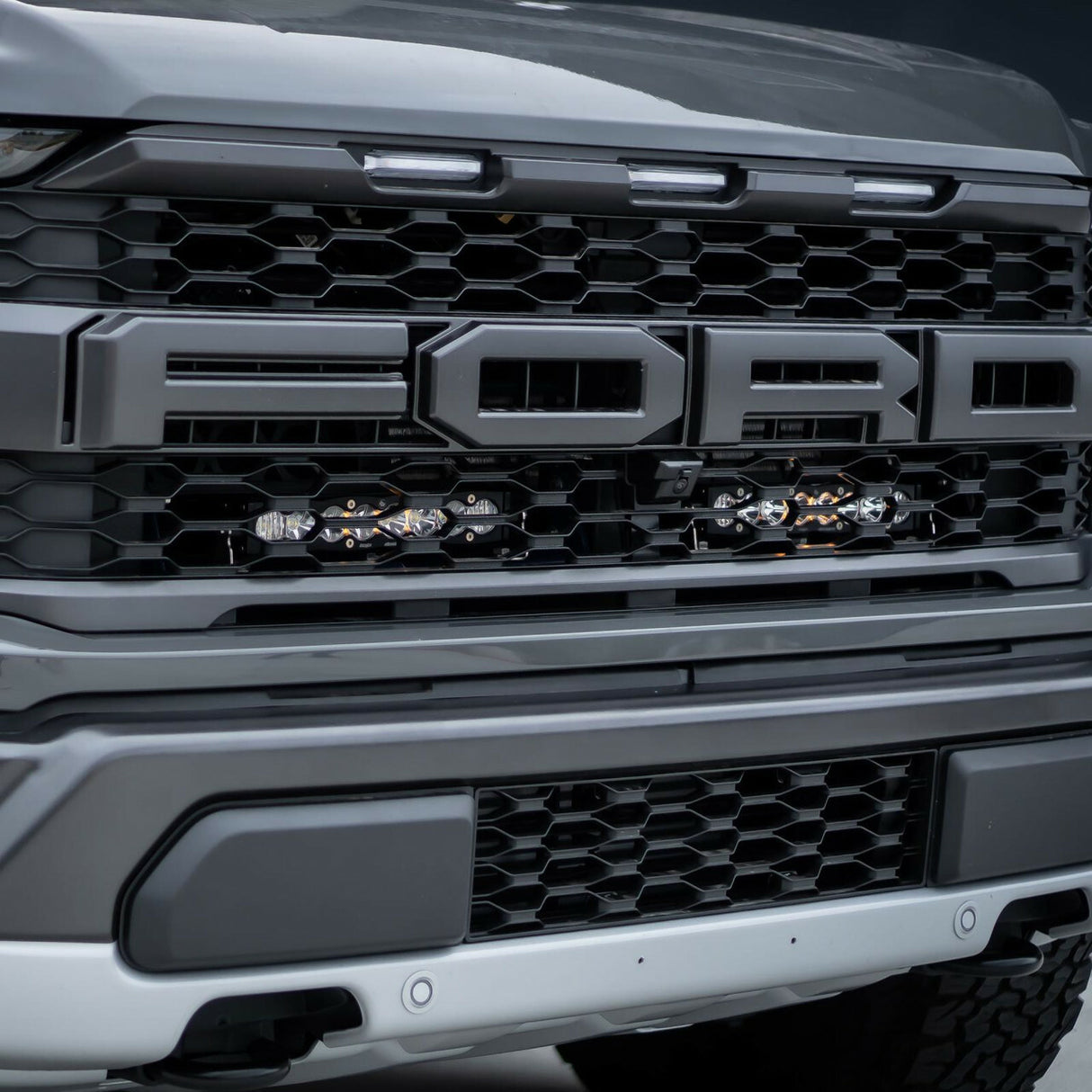 Baja Designs - 448066 - S8 10 Inch Dual Behind Grille Light Bar Kit