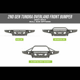 C4 Fabrication - Tundra Overland Series Front Bumper / 2nd Gen / 2007-2013 - 1400-3107-30-MH-01NA