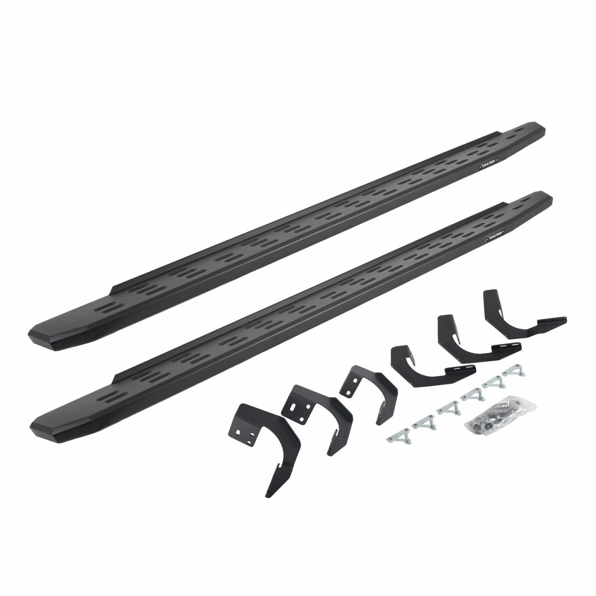 Go Rhino 69629980PC - RB30 Running Boards with Mounting Bracket Kit - Textured Black