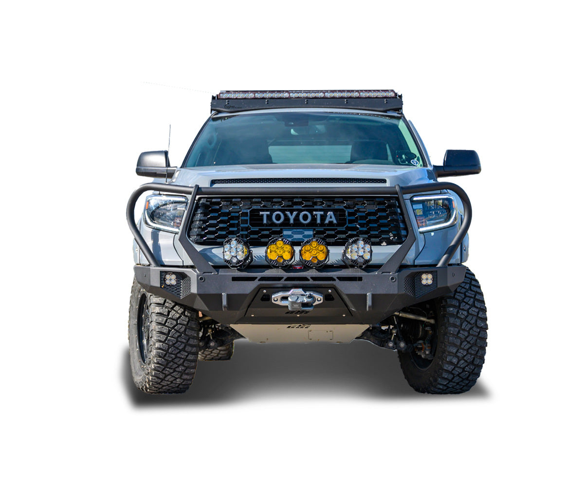 CBI - Tundra Adventure Series Front Bumper | 2014-2021- Bare Metal - 200-000-012-005