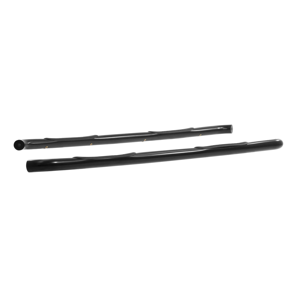 Aries - 3" Round Black Stainless Side Bars, Select Silverado, Sierra 1500, 2500, 3500 HD - 214045