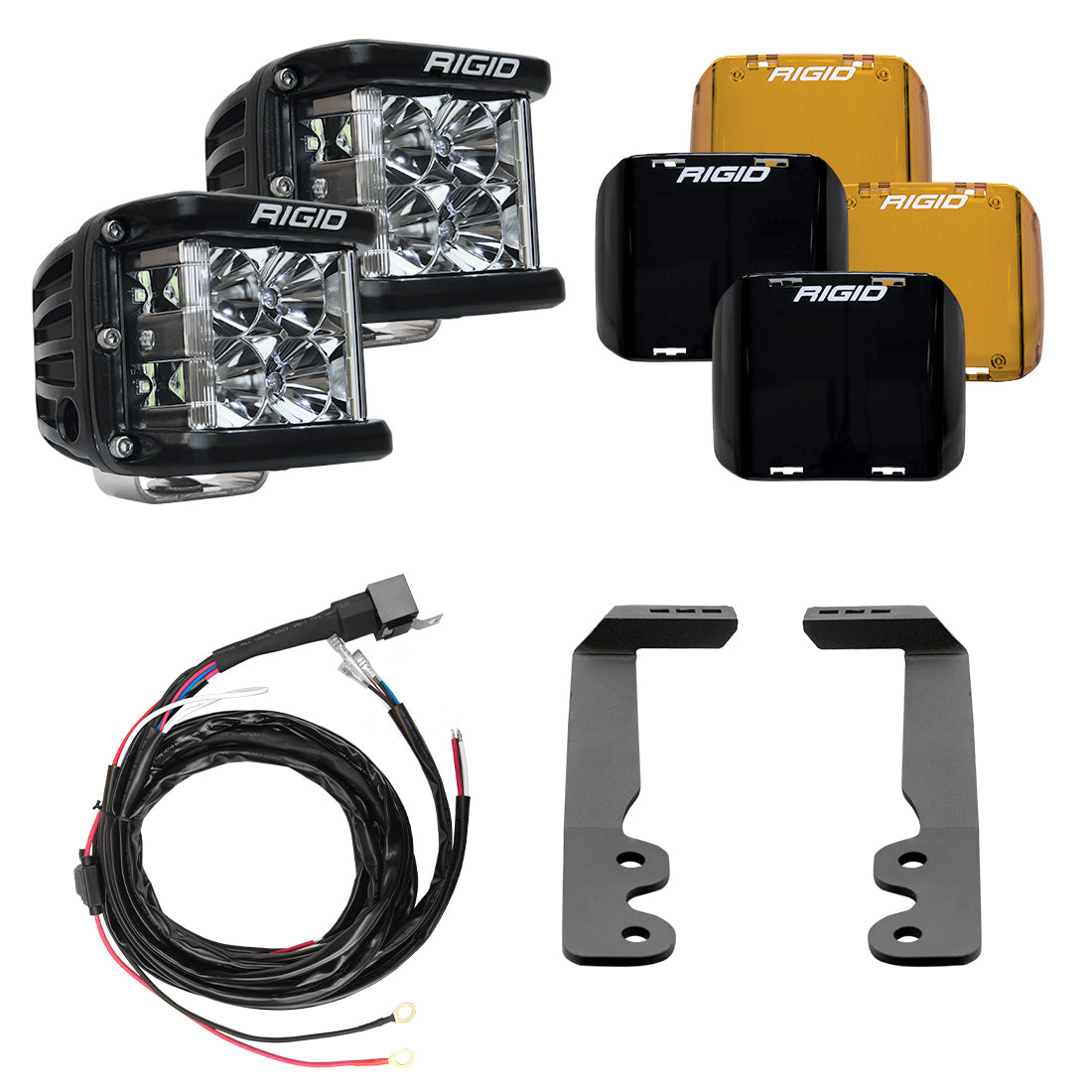 RIGID Industries - 46808 2022+ Toyota Tundra D-SS Series A-Pillar Lighting Kit