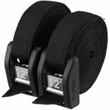 NRS - Buckle Bumper Straps Size: 12' Pair, Color: Stealth Black - 60028.01.105