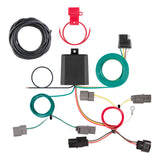 Curt - 56508 Custom Wiring Harness, 4-Way Flat Output, Select Honda Civic Sedan