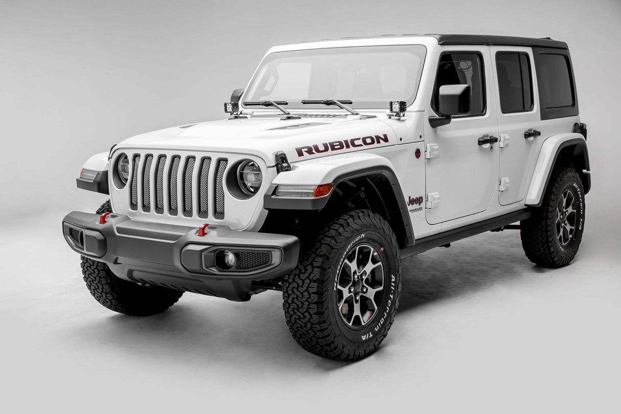T-Rex Grilles - 1 Pc Small Mesh Stainless Steel Sport Grille Insert - 44493