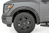 Rough Country - Pocket Fender Flares - Crew Cab - W O Emblem - Gloss Black - Nissan Titan (17-23) - F-N101705A-RCGB