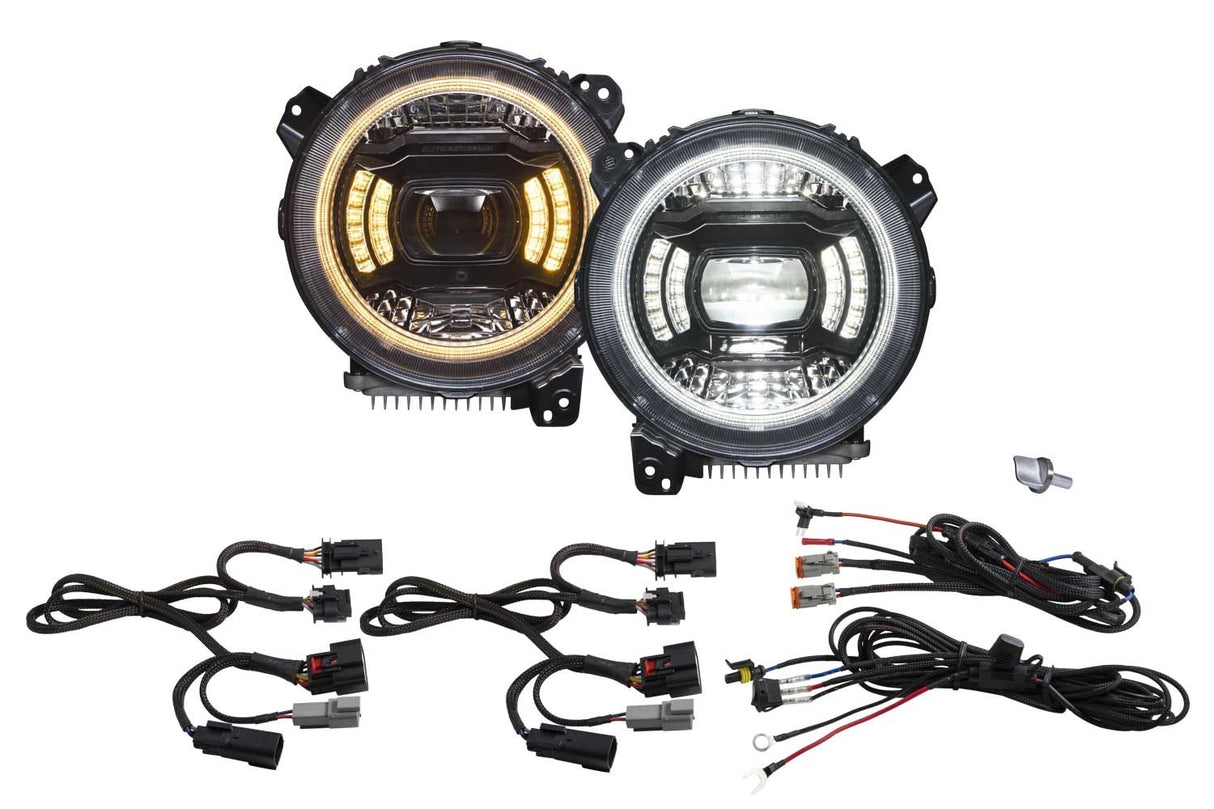 Diode Dynamics - Elite Max LED Headlamps for 2018+ Jeep JL Wrangler - DD5165