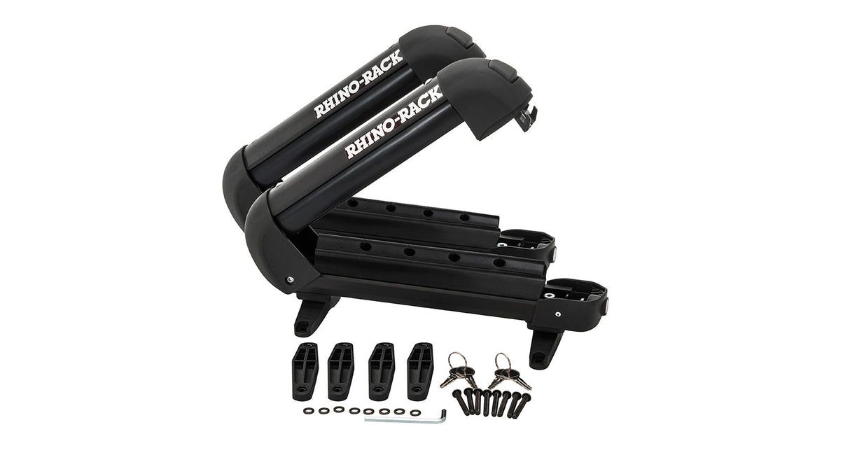 Rhino Rack - Roof Top Ski and Snowboard Carrier - 2 skis - 572