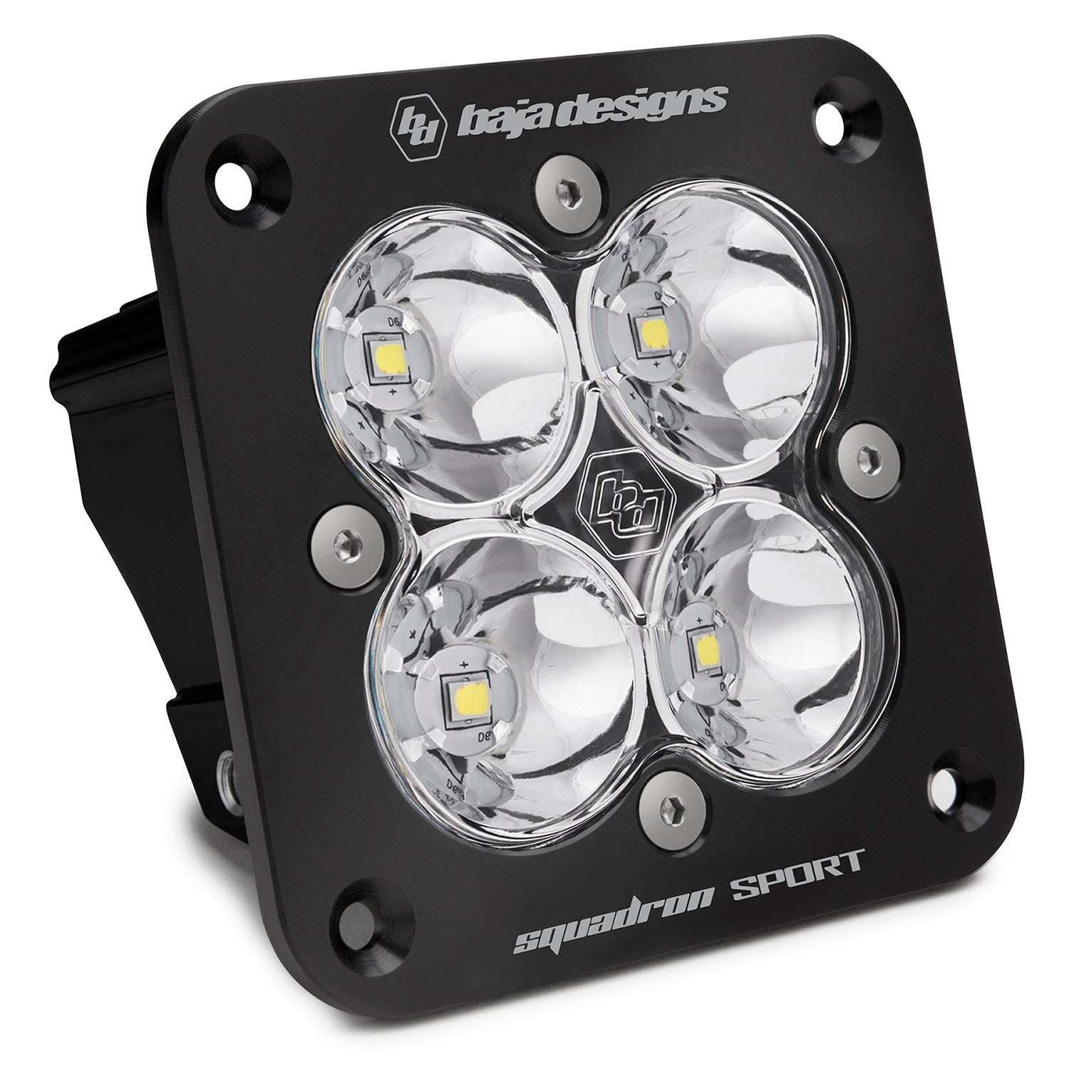 Baja Designs - 551001 - Squadron Sport Black Flush Mount LED Auxiliary Light Pod