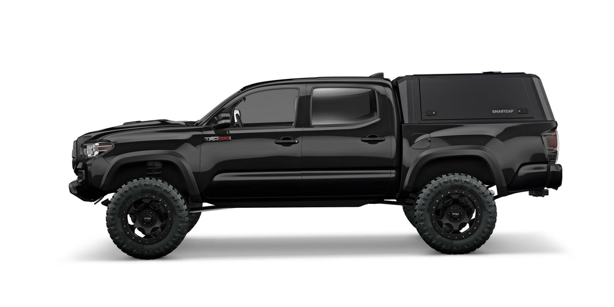 RSI SmartCap - Tacoma Truck Bed Cap SmartCap EVOa Adventure Matte Black For 16-23 Toyota Tacoma 5 Foot Short Bed SmartCap - EA1316-MB