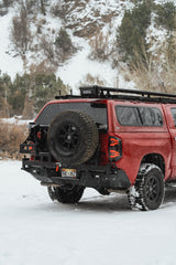 CBI - 2nd Gen Toyota Tundra Swing Arm Rear Bumper /Bare Metal / Vertical Tire - 200-000-012-026