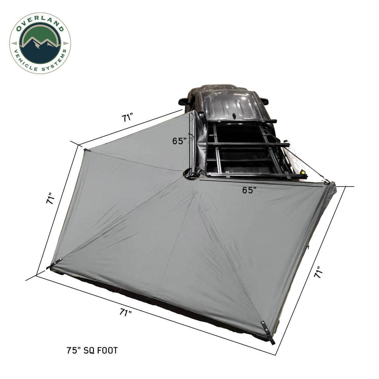 Overland Vehicle Systems - Nomadic 270 LTE Driver Side 270 Degree Awning Premium - 19679907