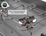 Overland Vehicle Systems - Cook With Portable Komodo Camp Kitchen - 30100001