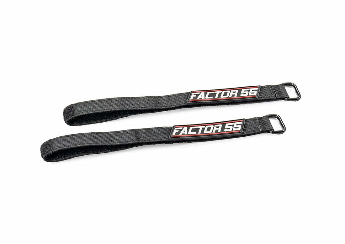 Factor55 - Strap Wraps - 20.0" x 1.0" - Black - 00071-2