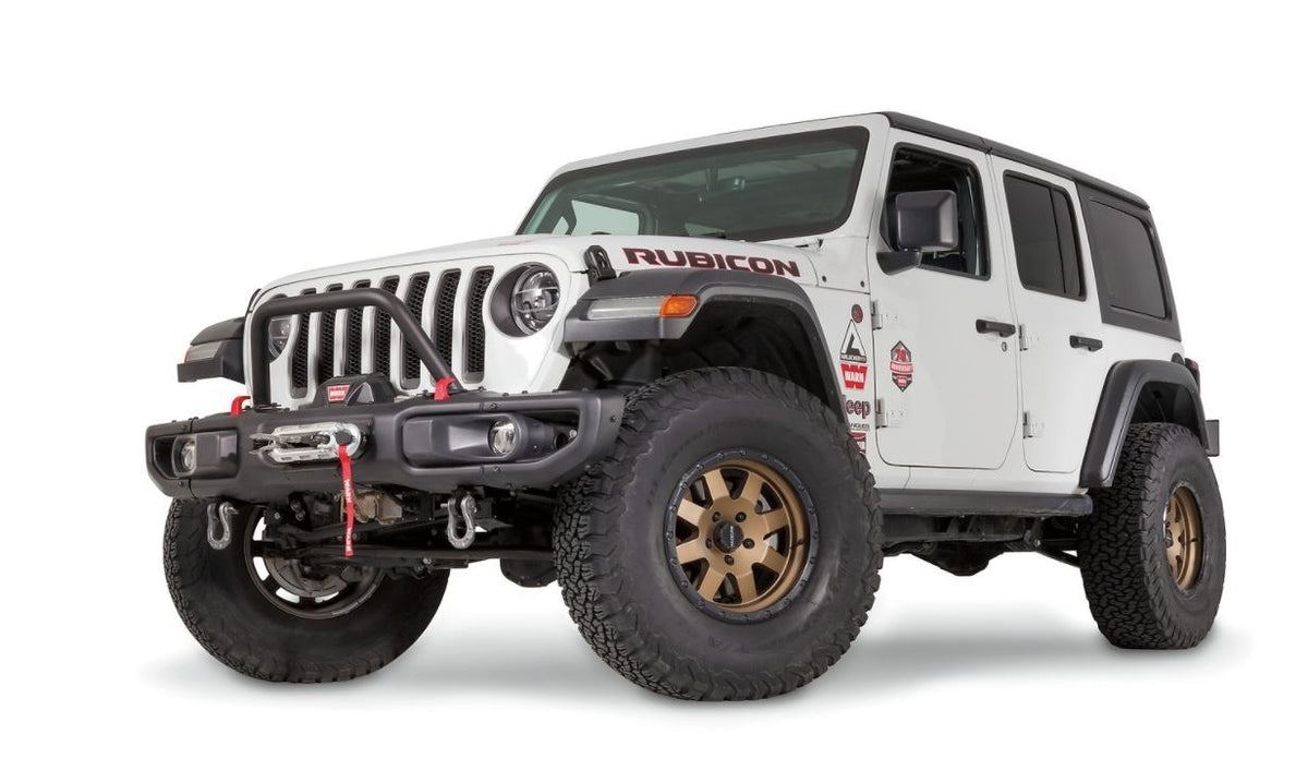 Warn - Mid-Height Stinger Grille Guard Tube for 2018-2021 Jeep Wrangler JL / 2020-2021 Jeep Gladiator JT - 102350