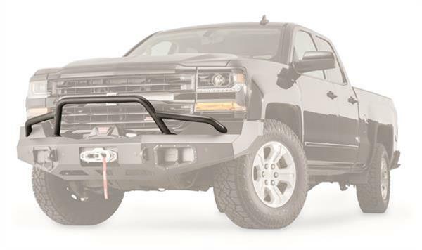 Warn - 100474 Powder Coated Black Steel With Brush Guard Skid Plate Step Plate