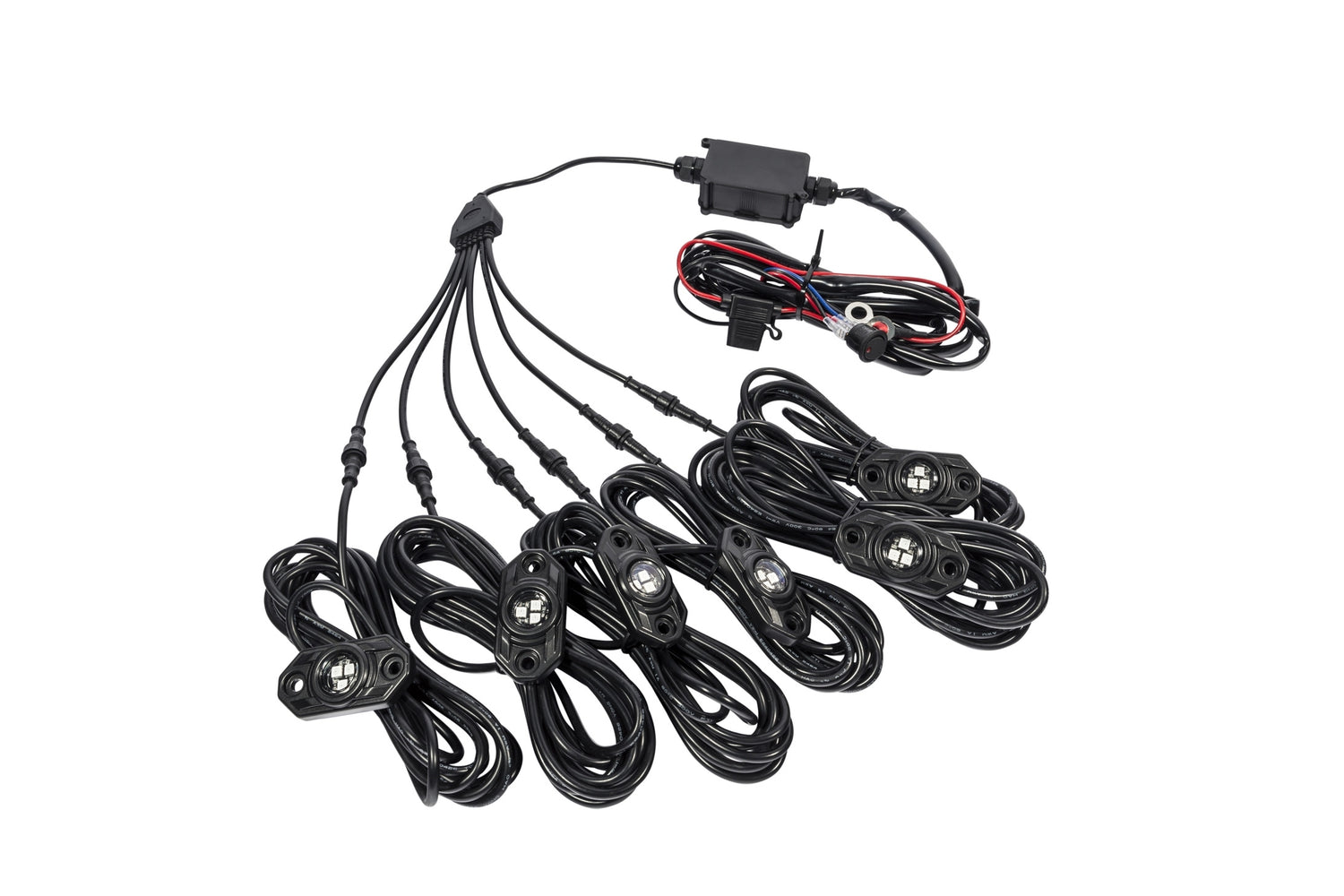 KC Hilites - KC C-Series RGB LED Rock Light Kit - 6 PC - #339 - 339