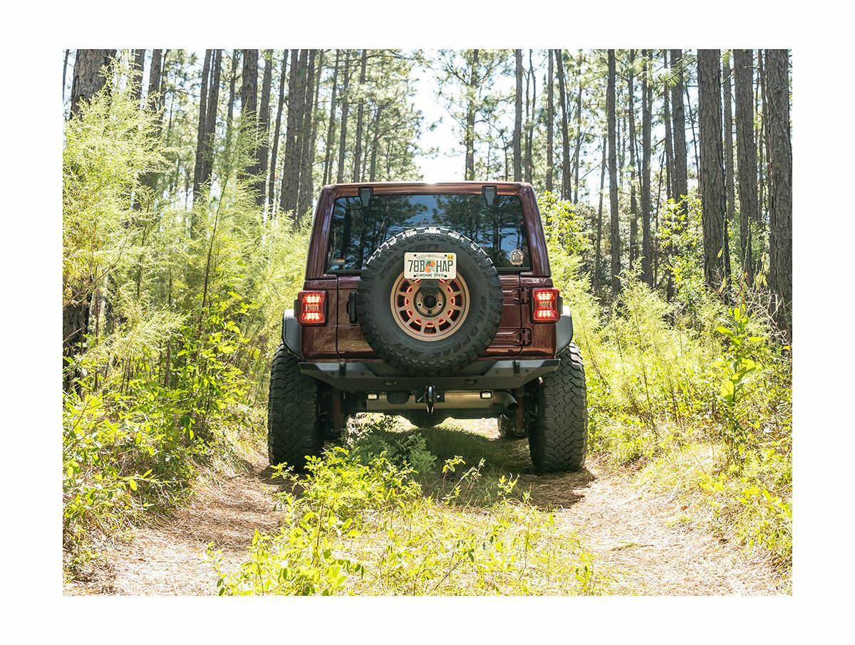 Rugged Ridge - Rugged Ridge 11585.25 Tag Relocation Bracket, Rear, 18-21 Jeep Wrangler JL - 11585.25