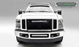 T-Rex Grilles - 3 Pc Small Mesh Mild Steel Stealth Torch Grille Replacement - Does not fit XL base model with black utility grille, chrome package, Includes Universal Wiring Harness - 6315451-BR