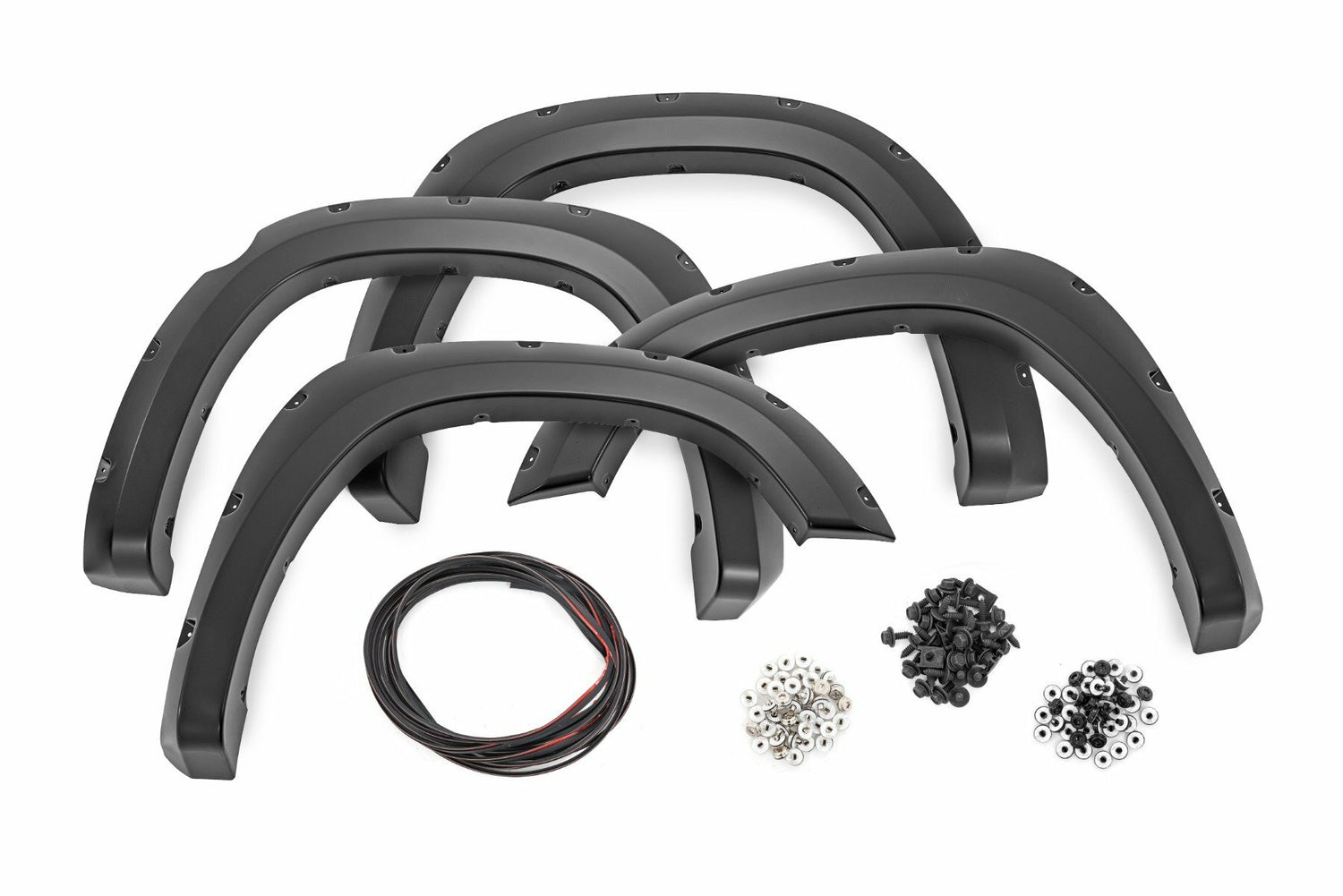 Rough Country - Pocket Fender Flares - Gloss Black - Ram 1500 2WD/4WD (2025) - F-D319205-RCGB