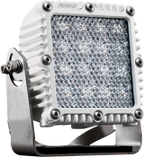RIGID Industries - 245513 Q-Series PRO LED Light, Flood Diffused, White Housing, Single
