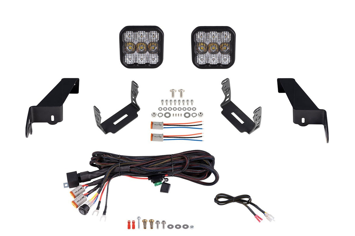Diode Dynamics - Jeep JL SS5 CrossLink Bumper Lightbar Kit  Sport Combo - DD7278