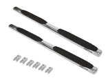 Go Rhino 684404687PS - 4" OE Xtreme SideSteps With Mounting Bracket Kit - Polished Stainless Steel