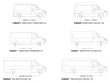 Front Runner - Mercedes Benz Sprinter (L2H2/170in MWB/High Roof) (2007-Current) Slimpro Van Rack Kit - KVMS003T