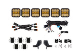 Diode Dynamics - Bronco SS5 6-Pod CrossLink Grille Lightbar Kit  Pro Yellow Combo - DD7271