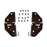 Rugged Ridge - Rugged Ridge 11112.01 Windshield Hinge Kit, Stainless Steel; 76-95 Jeep CJ/Wrangler YJ - 11112.01