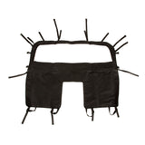 Rugged Ridge - Rugged Ridge 13552.50 Windbreaker; 07-18 Jeep Wrangler JK, 2 Door - 13552.50