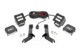 LED Light Kit - Ditch Mount - 2(in.) Black Pair - Flood - Chevy Silverado 1500 (99-06)