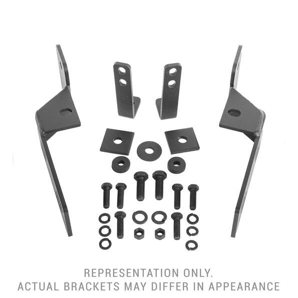 Go Rhino 55545 - RC2  & RC2 LR Bull Bar - Mounting Bracket Kit Only - Textured Black