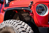 DV8 Offroad - Jeep JL & JT Front Inner Fenders Black Or Raw - INFEND-03FB