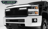 T-Rex Grilles - 1 Pc Small Mesh Mild Steel Stealth Torch Grille Replacement - Includes Universal Wiring Harness - 6311231-BR