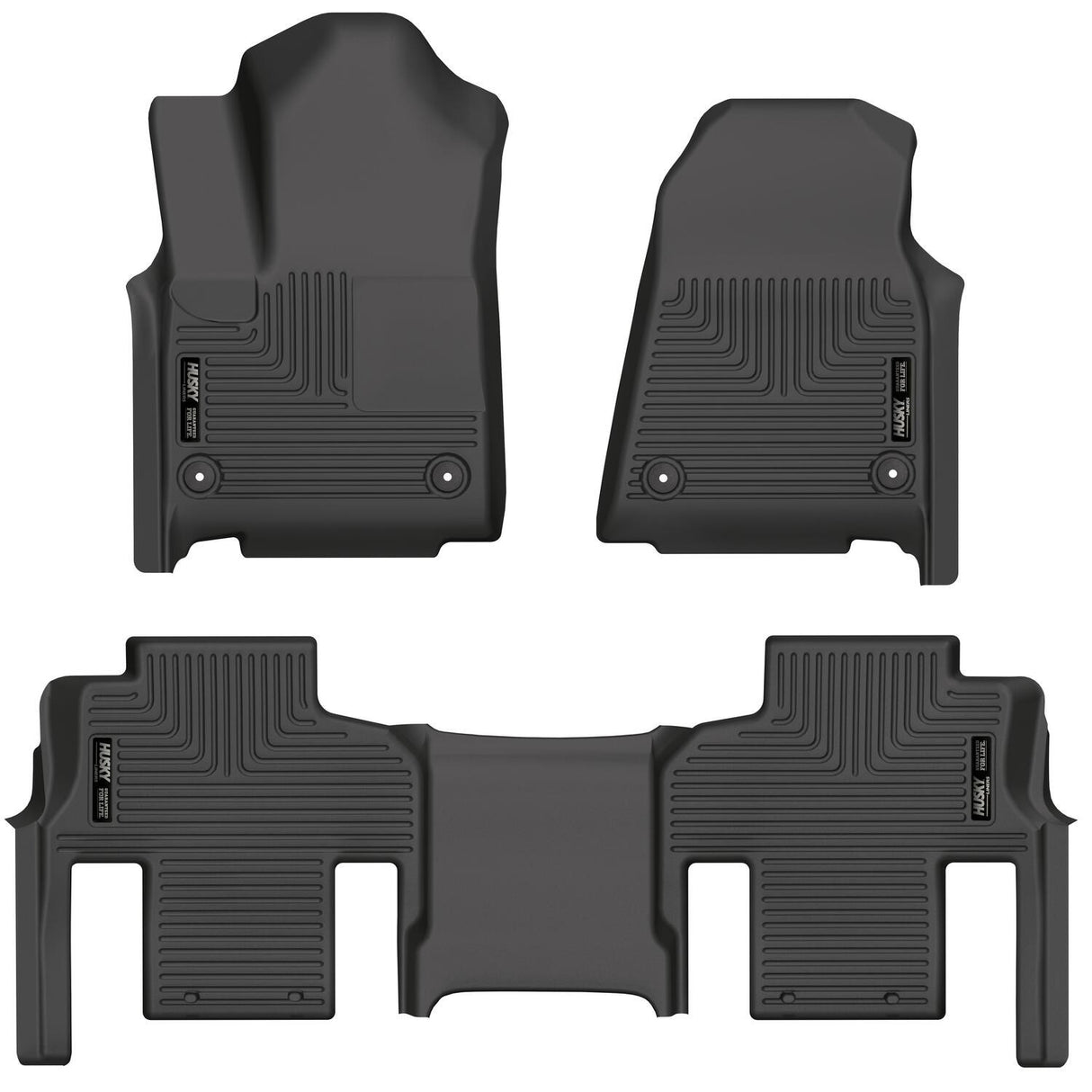 Husky Liners 99111 Weatherbeater - Front & 2nd Seat Floor Liners (Footwell Coverage)