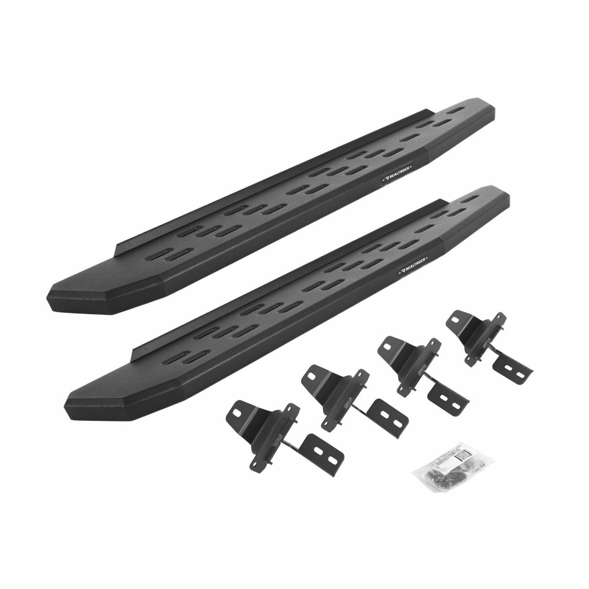 Go Rhino 69692748PC - RB30 Running Boards with Mounting Bracket Kit - Textured Black