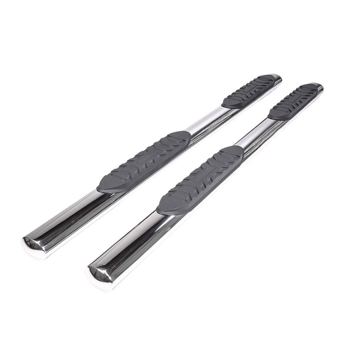 TrailFx - 4" Oval Straight Step Bar For Ram 1500 Extended- Stainless (A1543S)
