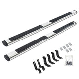 Go Rhino 686404387PS - 6" OE Xtreme SideSteps With Mounting Bracket Kit - Polished Stainless Steel
