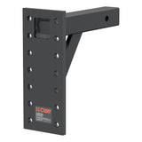 Curt - Adjustable Pintle Mount (2" Shank, 10,000 lbs., 13" High, 10" Long) - 48341