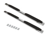 Go Rhino 684409987PS - 4" OE Xtreme SideSteps With Mounting Bracket Kit - Polished Stainless Steel