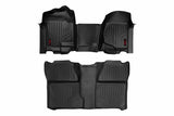 Rough Country Floor Mats - FR & RR - OV Hump - Crew - Chevy GMC 1500 2500HD (07-14) - M-21073