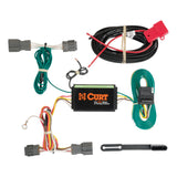 Curt - Custom Wiring, 4-Way Flat Output, Select Kia Borrego, Hyundai Santa Fe, Sport - 56184
